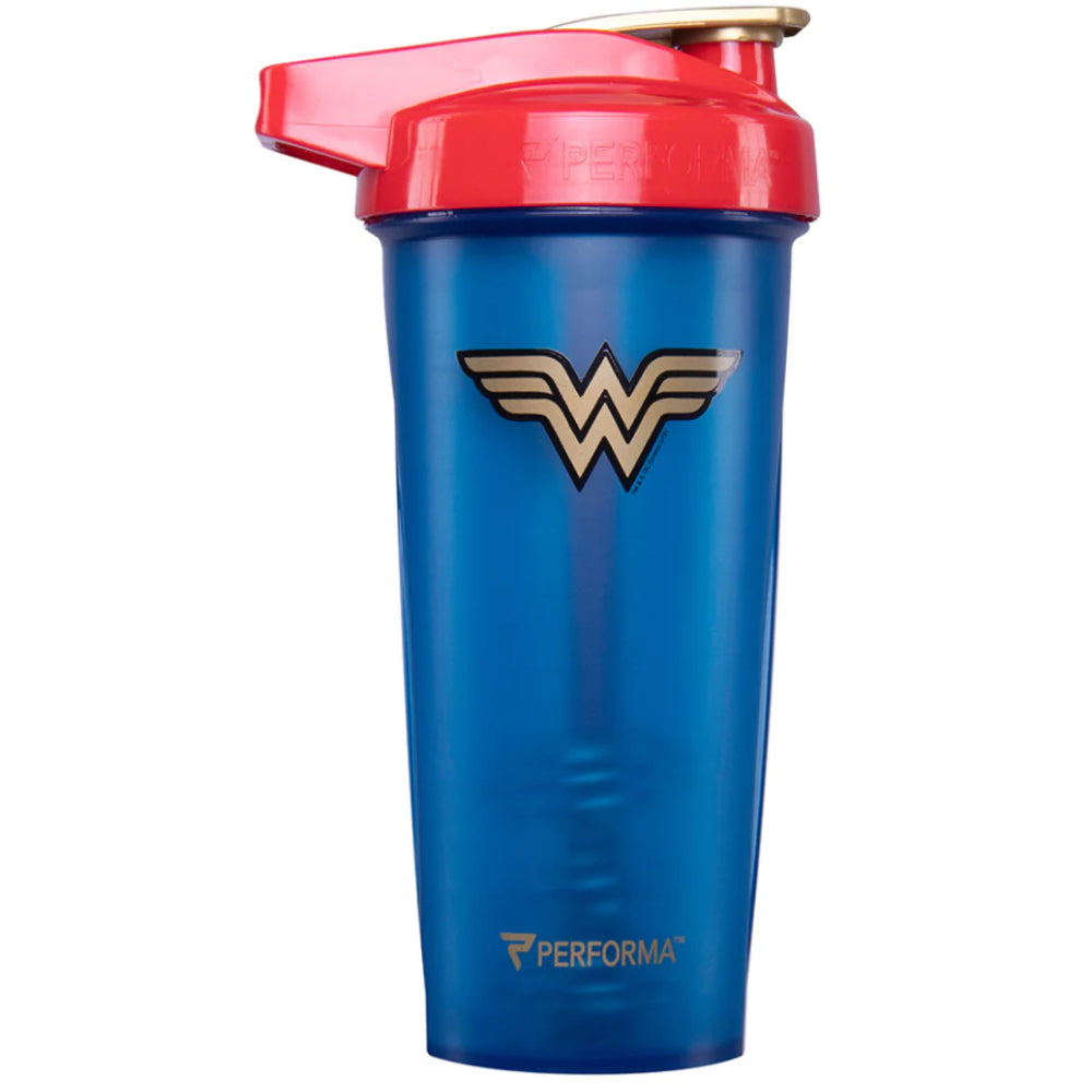 Performa™ LUMA Shaker Bottle (Wonder Woman - Gold) 28oz - Leak Free,  Shatterproof, Odor Resistant, BPA Free Tritan Plastic Hybrid Water Bottle  Shaker Bottle with ActionRod Sports Mixer Technology : : Home