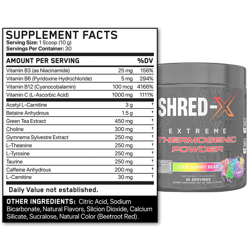 ABE Ultimate Fat Burner Shred-X - 30 Servings