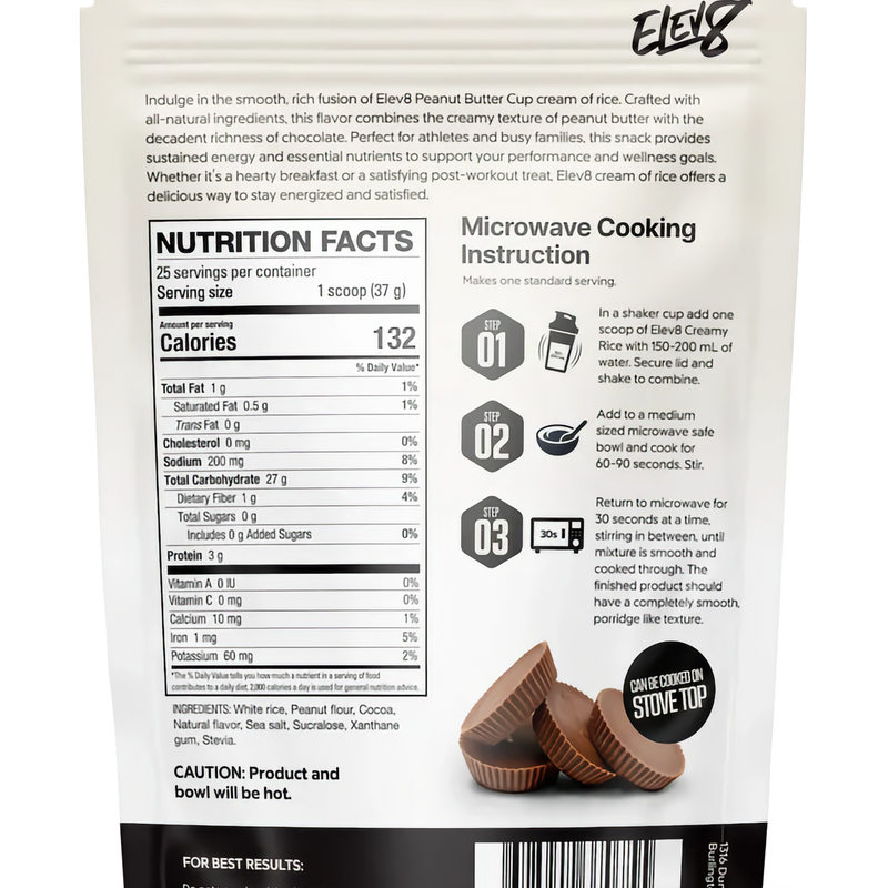 Elev8 Creamy Rice - 25 Servings