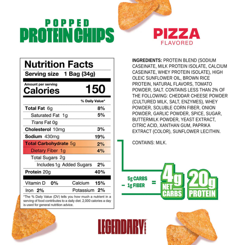 Legendary Foods Protein Chips - 1 Bag