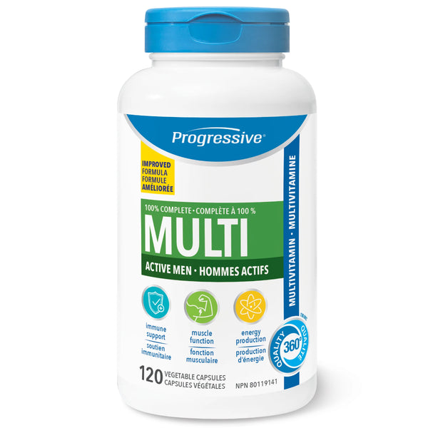 Progressive MultiVitamin Active Men - 120 caps