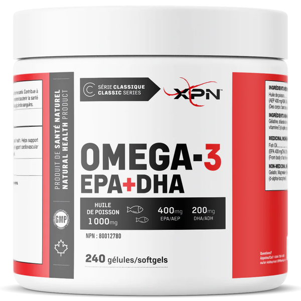 XPN Omega-3 EPA+DHA- 240 Softgels