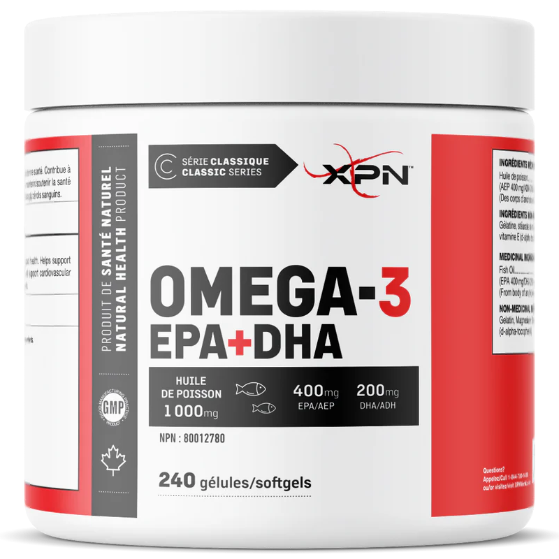 XPN Omega-3 EPA+DHA- 240 Softgels