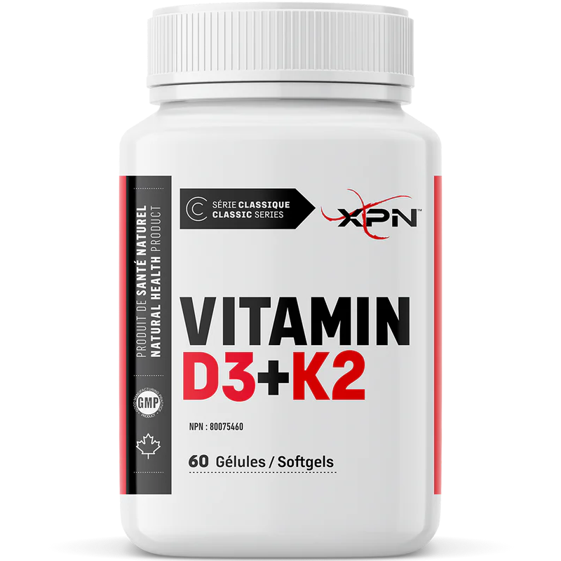 XPN Vitamine D3+K2 - 60 Gélules