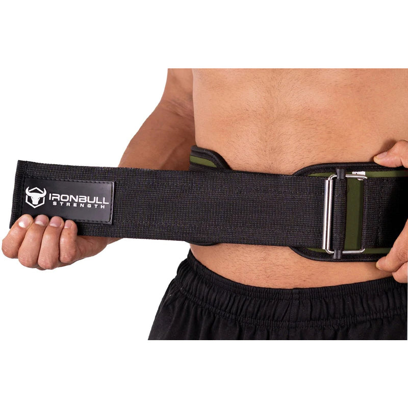 5 Nylon Weightlifting Belt for Cross-Training | Iron Bull Strength, Black / M